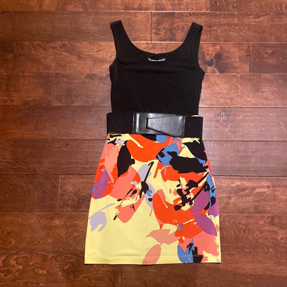 Belted Dress by Maggy L